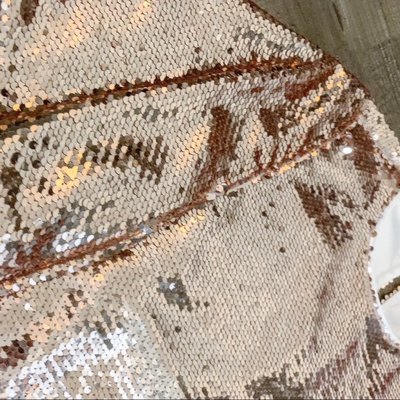 NBW Sequin Top Gold New Years - Picture 2 of 5